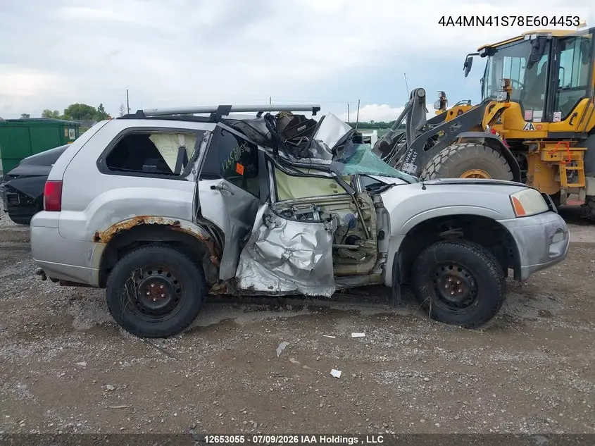 2008 MITSUBISHI ENDEAVOR VIN 4A4MN41S78E604453 — фото 12