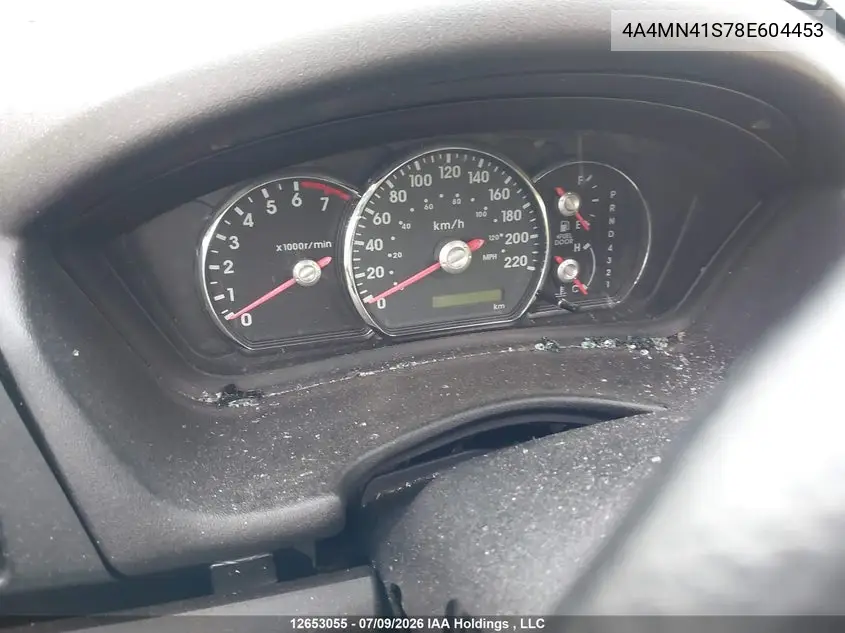 2008 MITSUBISHI ENDEAVOR VIN 4A4MN41S78E604453 — фото 7
