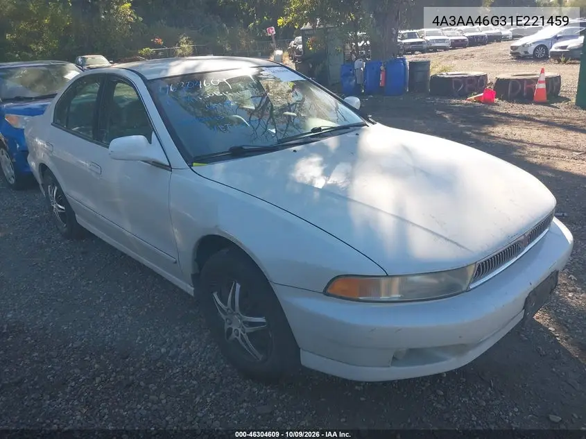 MITSUBISHI GALANT 2001, VIN 4A3AA46G31E221459