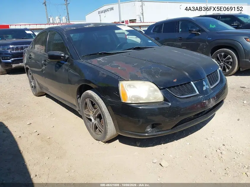 MITSUBISHI GALANT 2005, VIN 4A3AB36FX5E069152