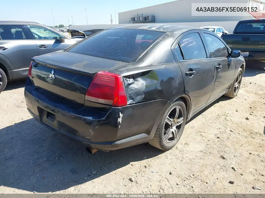 2005 MITSUBISHI GALANT VIN 4A3AB36FX5E069152 — фото 4