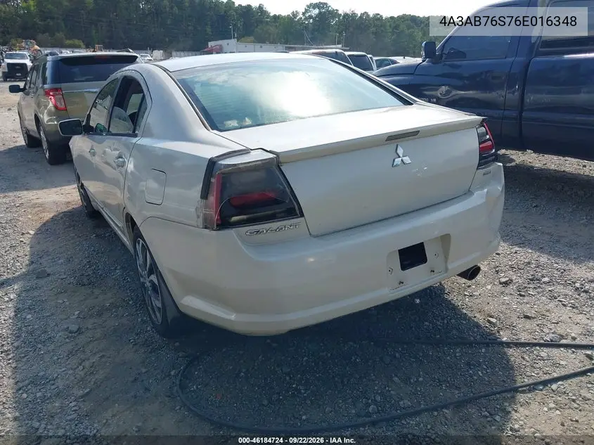 2006 MITSUBISHI GALANT VIN 4A3AB76S76E016348 — фото 3