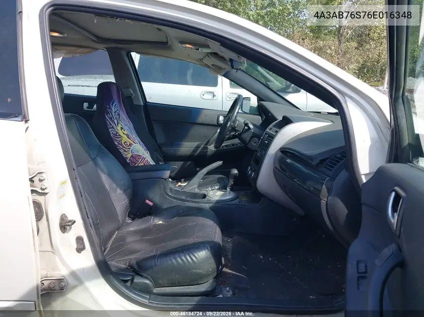 2006 MITSUBISHI GALANT VIN 4A3AB76S76E016348 — фото 5