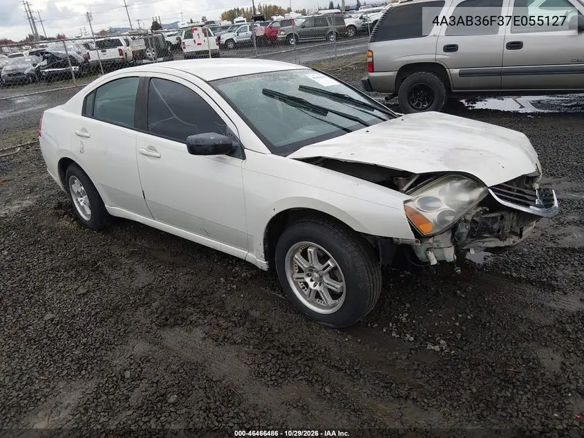 MITSUBISHI GALANT 2007, VIN 4A3AB36F37E055127