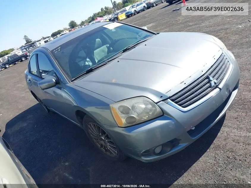 MITSUBISHI GALANT 2009, VIN 4A3AB56F39E002636