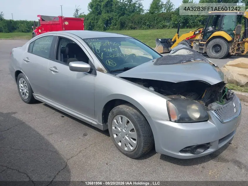 MITSUBISHI GALANT 2010, VIN 4A32B3FF1AE601242