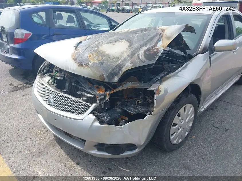 2010 MITSUBISHI GALANT VIN 4A32B3FF1AE601242 — фото 6