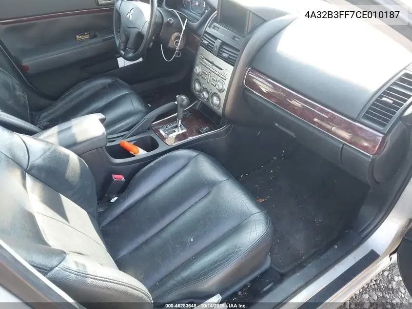 2012 MITSUBISHI GALANT VIN 4A32B3FF7CE010187 — фото 5