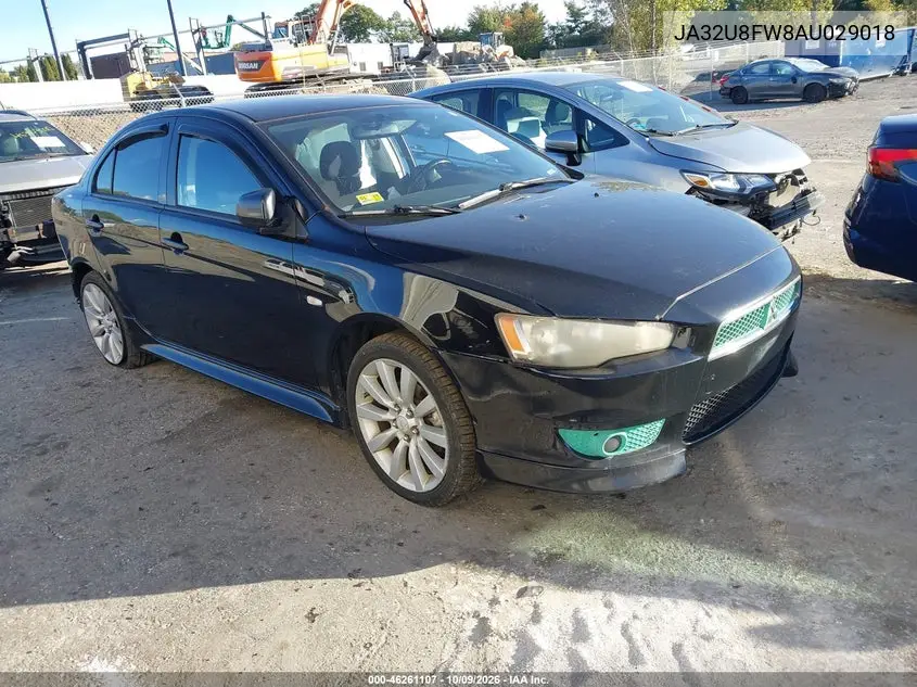 MITSUBISHI LANCER 2010, VIN JA32U8FW8AU029018