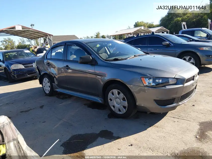 MITSUBISHI LANCER 2010, VIN JA32U1FU9AU011648