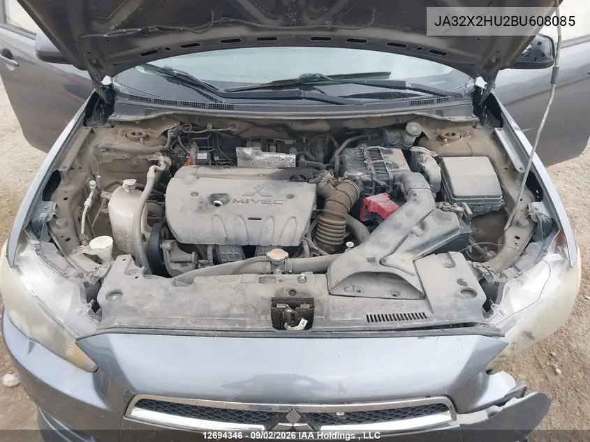 2011 MITSUBISHI LANCER VIN JA32X2HU2BU608085 — фото 10