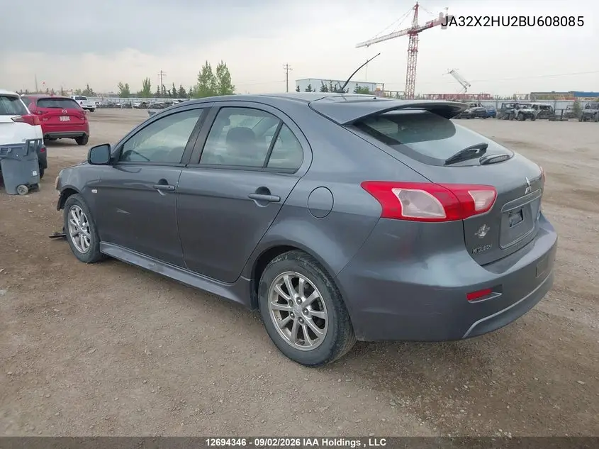 2011 MITSUBISHI LANCER VIN JA32X2HU2BU608085 — фото 3