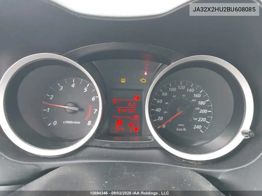 2011 MITSUBISHI LANCER VIN JA32X2HU2BU608085 — фото 7