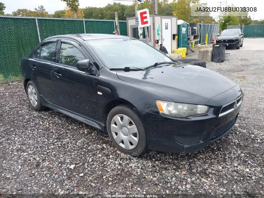 MITSUBISHI LANCER 2011, VIN JA32U2FU8BU033308