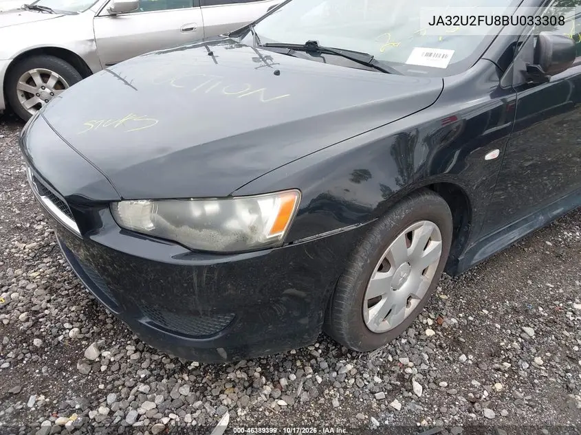 2011 MITSUBISHI LANCER VIN JA32U2FU8BU033308 — фото 6