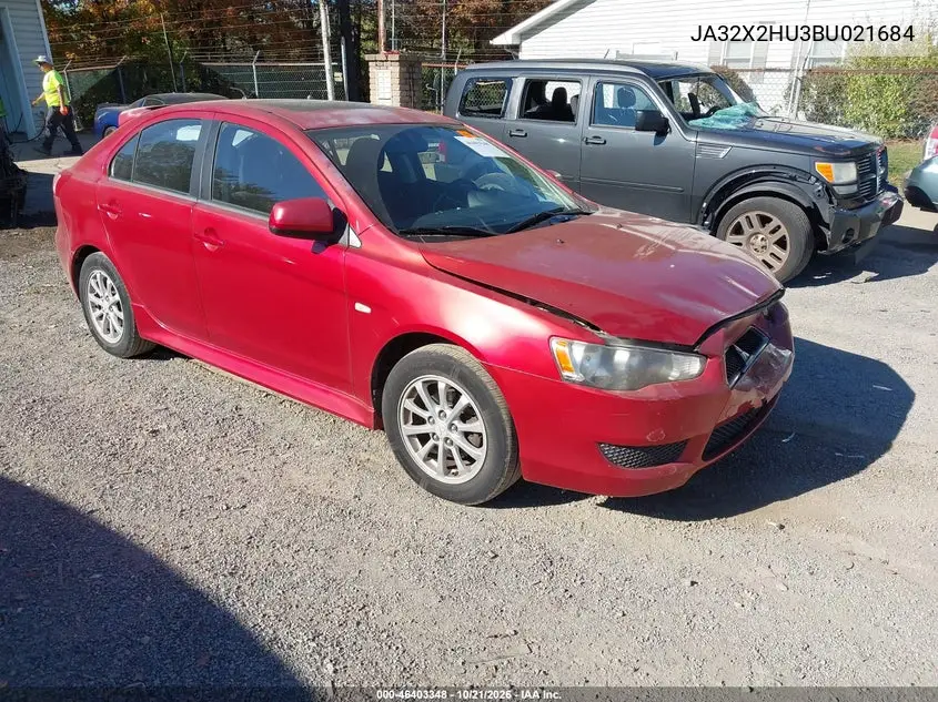MITSUBISHI LANCER 2011, VIN JA32X2HU3BU021684