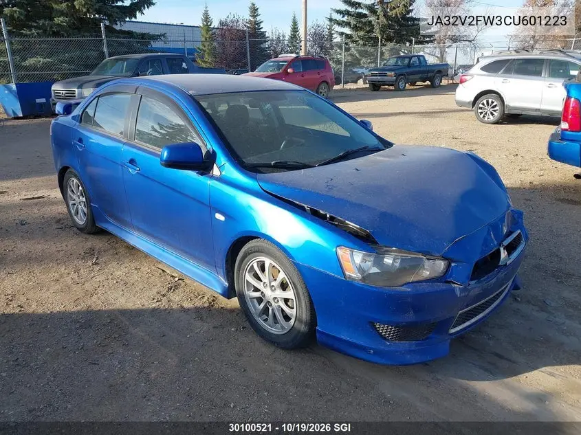 MITSUBISHI LANCER 2012, VIN JA32V2FW3CU601223