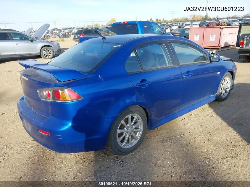 2012 MITSUBISHI LANCER VIN JA32V2FW3CU601223 — фото 4