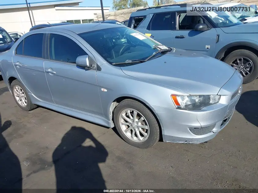 MITSUBISHI LANCER 2012, VIN JA32U2FU8CU007731