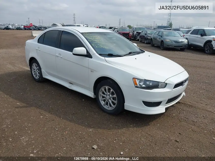 MITSUBISHI LANCER 2013, VIN JA32U2FU5DU605891