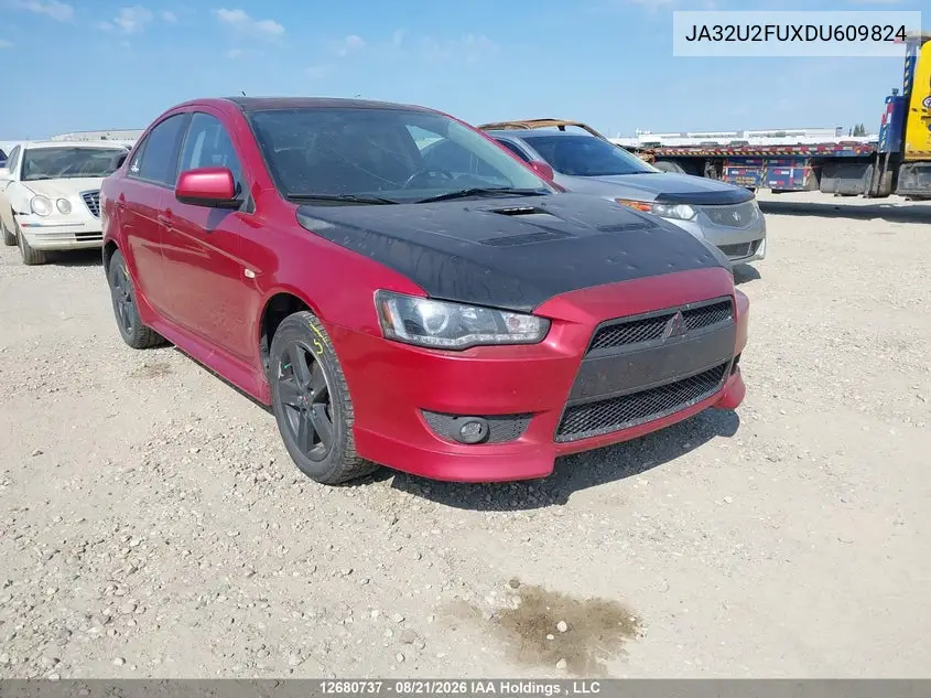 MITSUBISHI LANCER 2013, VIN JA32U2FUXDU609824