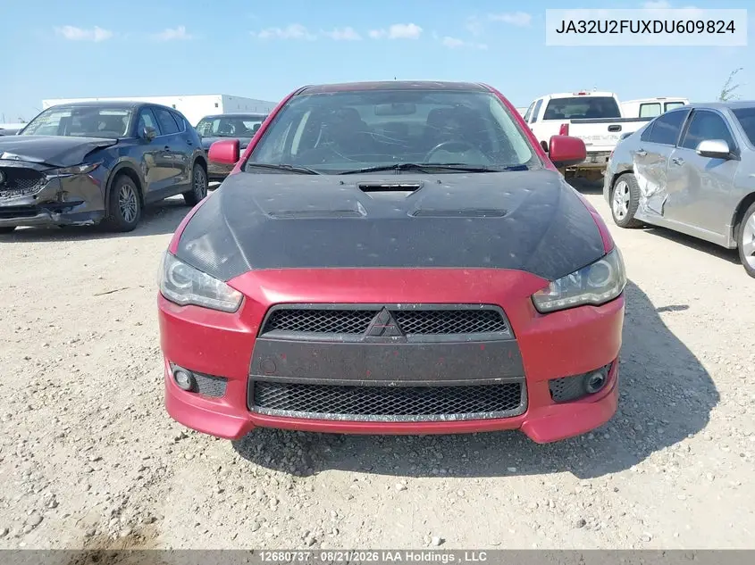 2013 MITSUBISHI LANCER VIN JA32U2FUXDU609824 — фото 11