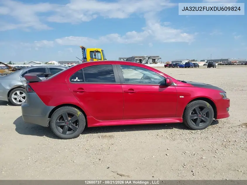 2013 MITSUBISHI LANCER VIN JA32U2FUXDU609824 — фото 12
