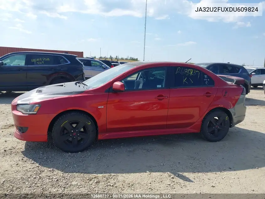 2013 MITSUBISHI LANCER VIN JA32U2FUXDU609824 — фото 13