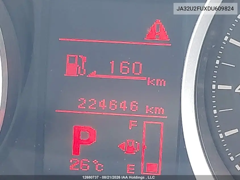 2013 MITSUBISHI LANCER VIN JA32U2FUXDU609824 — фото 14