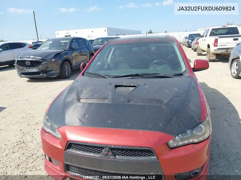 2013 MITSUBISHI LANCER VIN JA32U2FUXDU609824 — фото 6