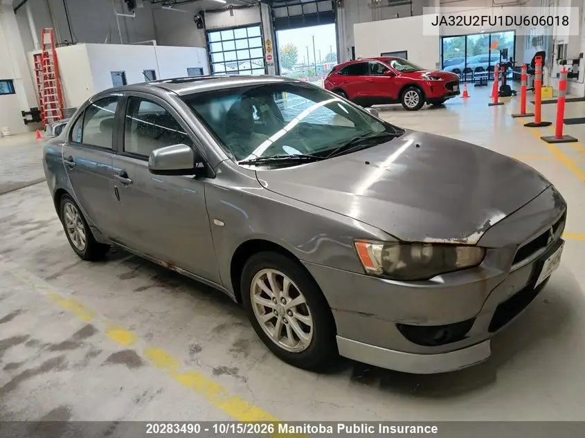 MITSUBISHI LANCER 2013, VIN JA32U2FU1DU606018