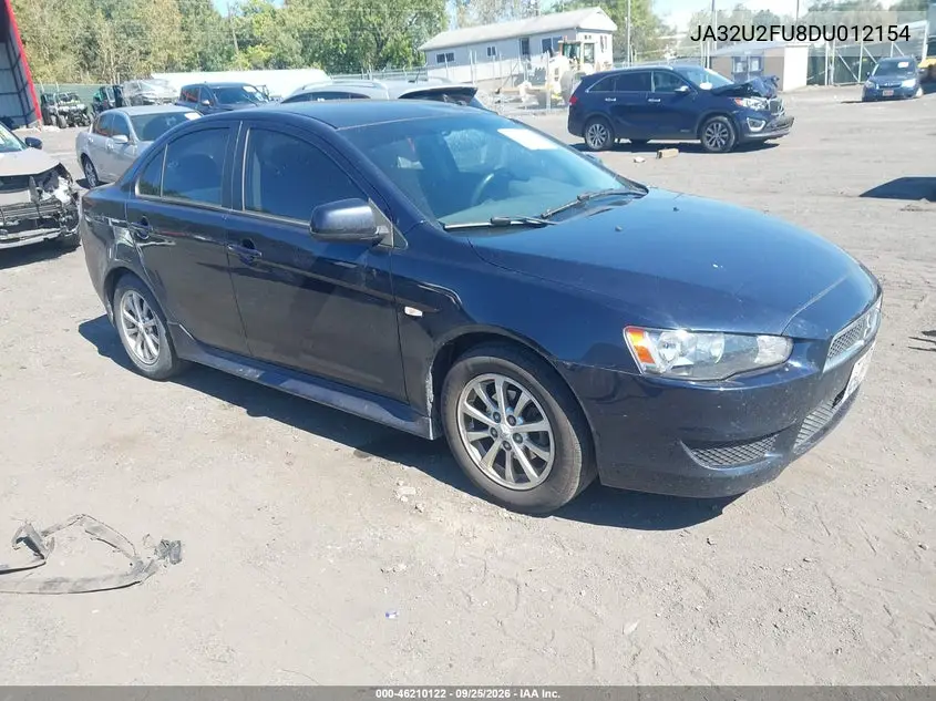 MITSUBISHI LANCER 2013, VIN JA32U2FU8DU012154