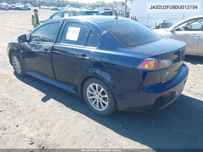 2013 MITSUBISHI LANCER VIN JA32U2FU8DU012154 — фото 3