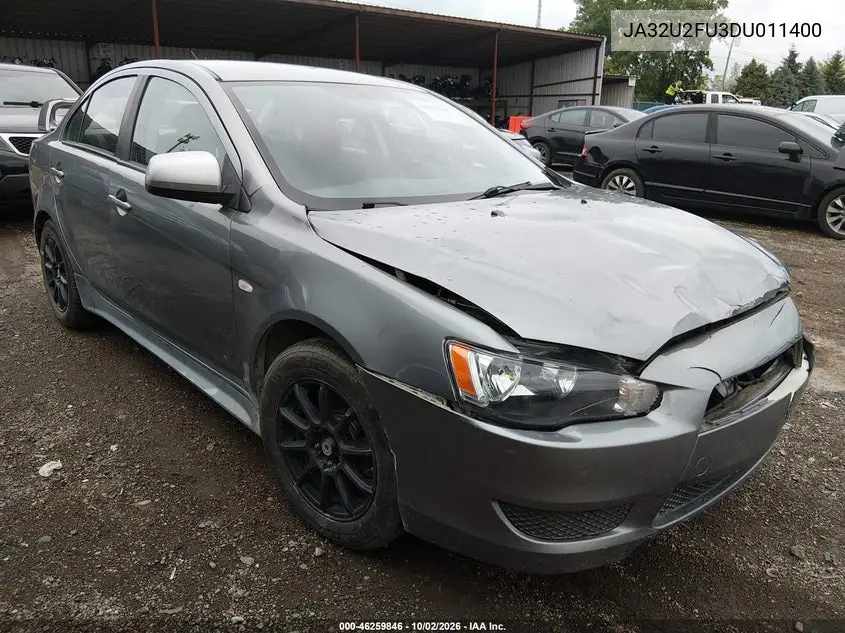 MITSUBISHI LANCER 2013, VIN JA32U2FU3DU011400