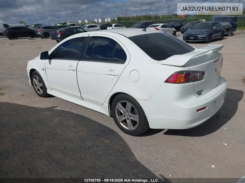 2014 MITSUBISHI LANCER VIN JA32U2FU8EU607183 — фото 3