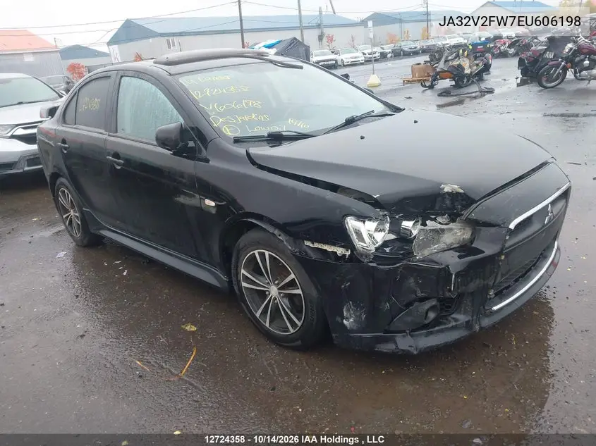 MITSUBISHI LANCER 2014, VIN JA32V2FW7EU606198