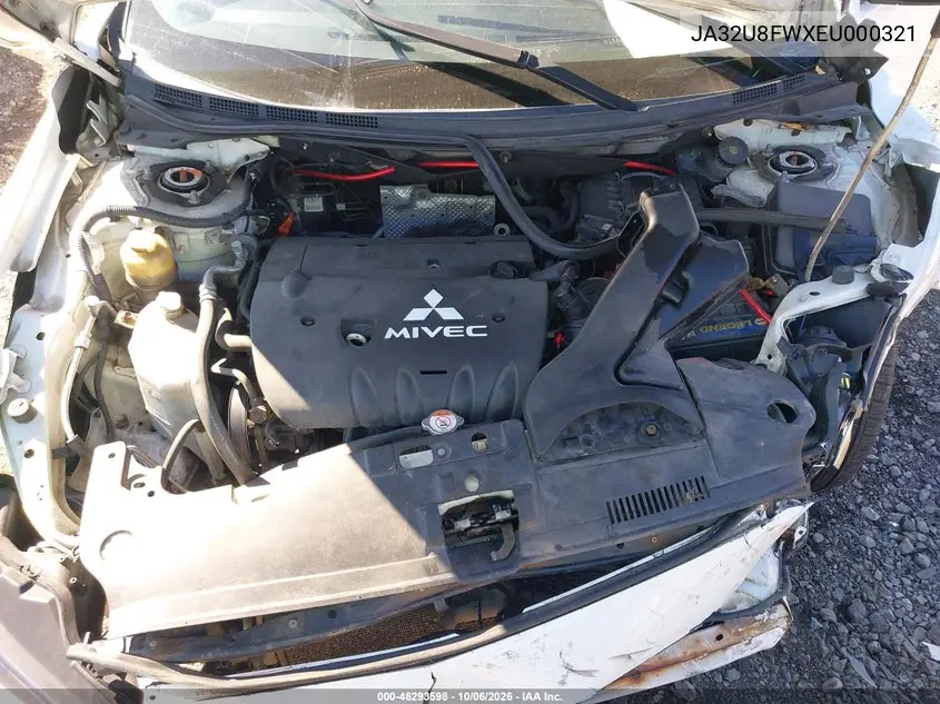 2014 MITSUBISHI LANCER VIN JA32U8FWXEU000321 — фото 10