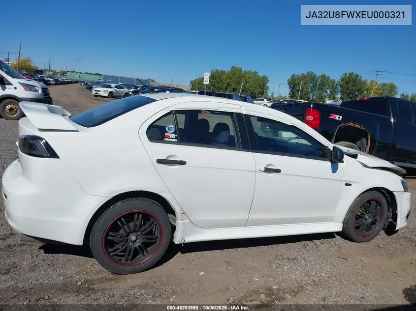 2014 MITSUBISHI LANCER VIN JA32U8FWXEU000321 — фото 14
