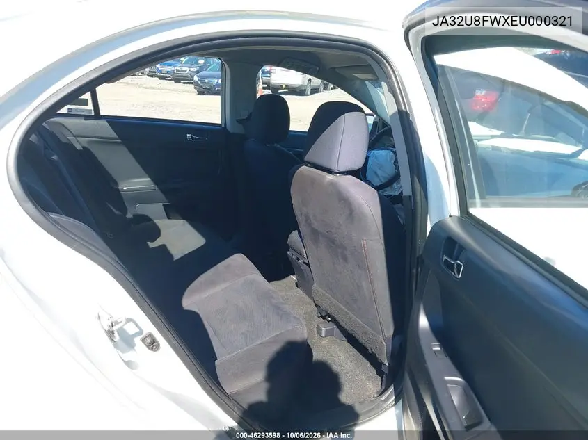 2014 MITSUBISHI LANCER VIN JA32U8FWXEU000321 — фото 8