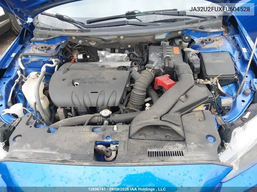 2015 MITSUBISHI LANCER VIN JA32U2FUXFU604528 — фото 10