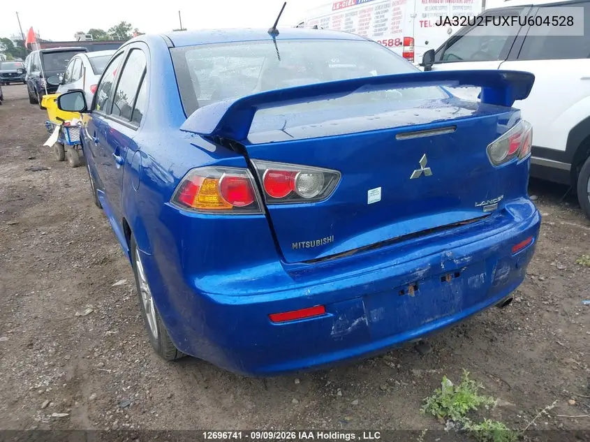 2015 MITSUBISHI LANCER VIN JA32U2FUXFU604528 — фото 6