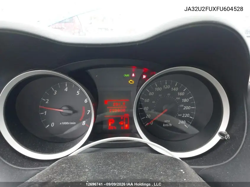 2015 MITSUBISHI LANCER VIN JA32U2FUXFU604528 — фото 7