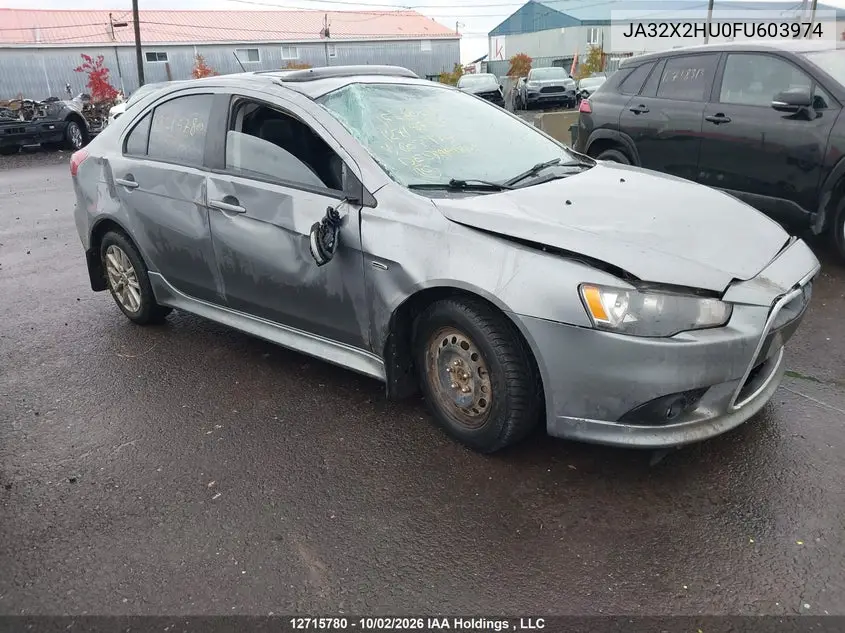 MITSUBISHI LANCER 2015, VIN JA32X2HU0FU603974