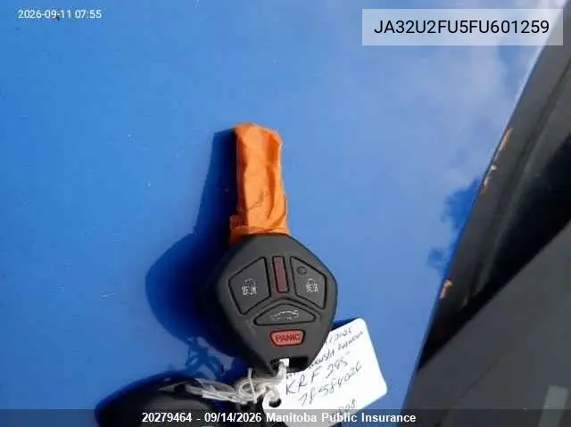 2015 MITSUBISHI LANCER VIN JA32U2FU5FU601259 — фото 11