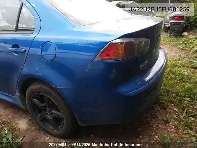 2015 MITSUBISHI LANCER VIN JA32U2FU5FU601259 — фото 3