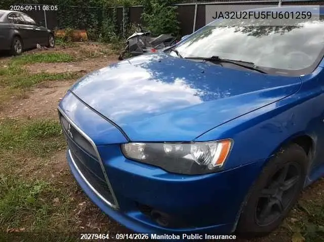 2015 MITSUBISHI LANCER VIN JA32U2FU5FU601259 — фото 6