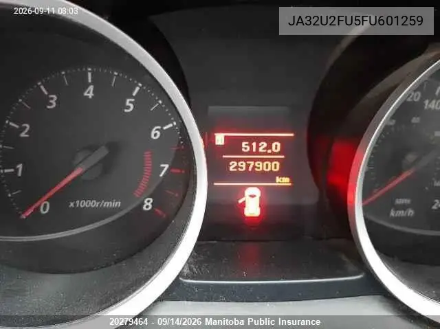 2015 MITSUBISHI LANCER VIN JA32U2FU5FU601259 — фото 7
