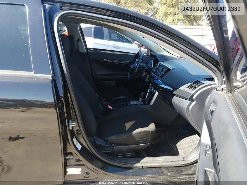 2016 MITSUBISHI LANCER VIN JA32U2FU7GU012389 — фото 5