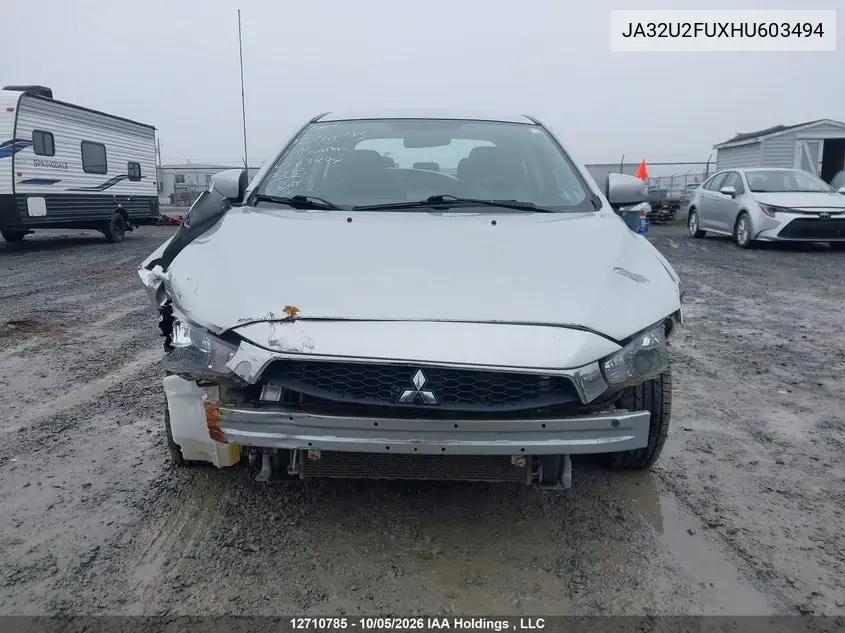 2017 MITSUBISHI LANCER VIN JA32U2FUXHU603494 — фото 13