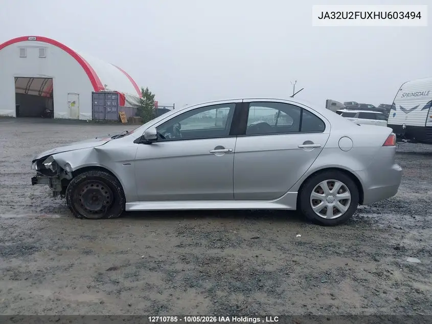 2017 MITSUBISHI LANCER VIN JA32U2FUXHU603494 — фото 15